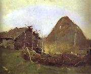 Valentin Serov Haystack oil painting artist